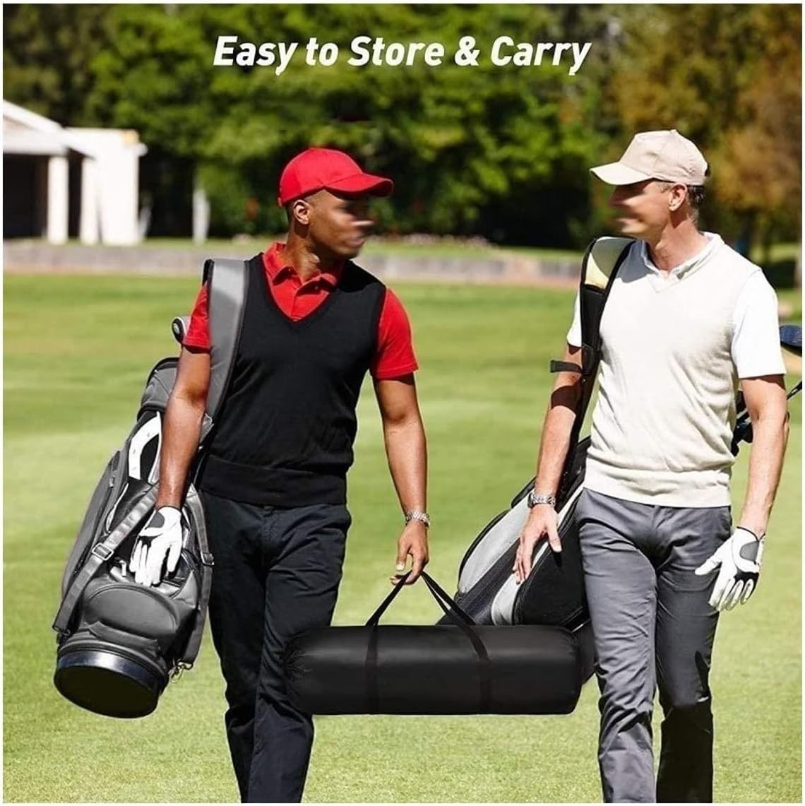 Leather Golf Club Carry Bags Golf Equipment Golf Stand Bags for Men Women Portable Lightweight Golf Club Cart Bags