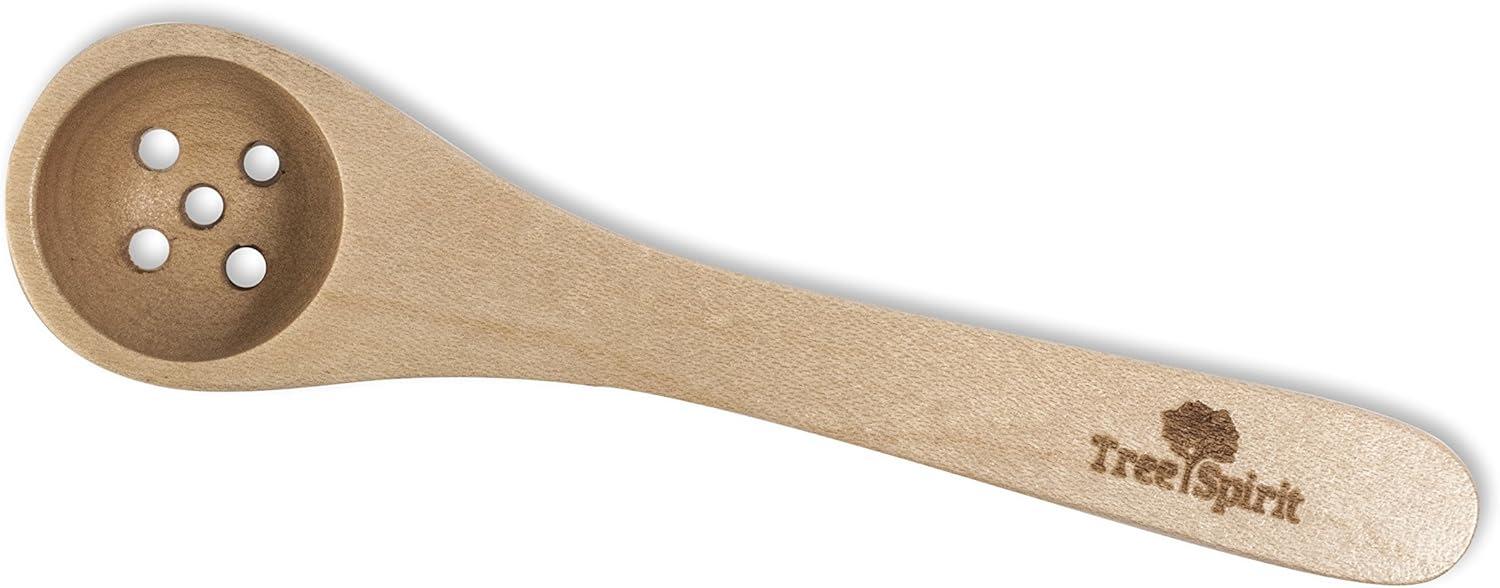  | Lamson TreeSpirit Olive Spoon With Holes, 6", North American Hardwood: Olive Spoons