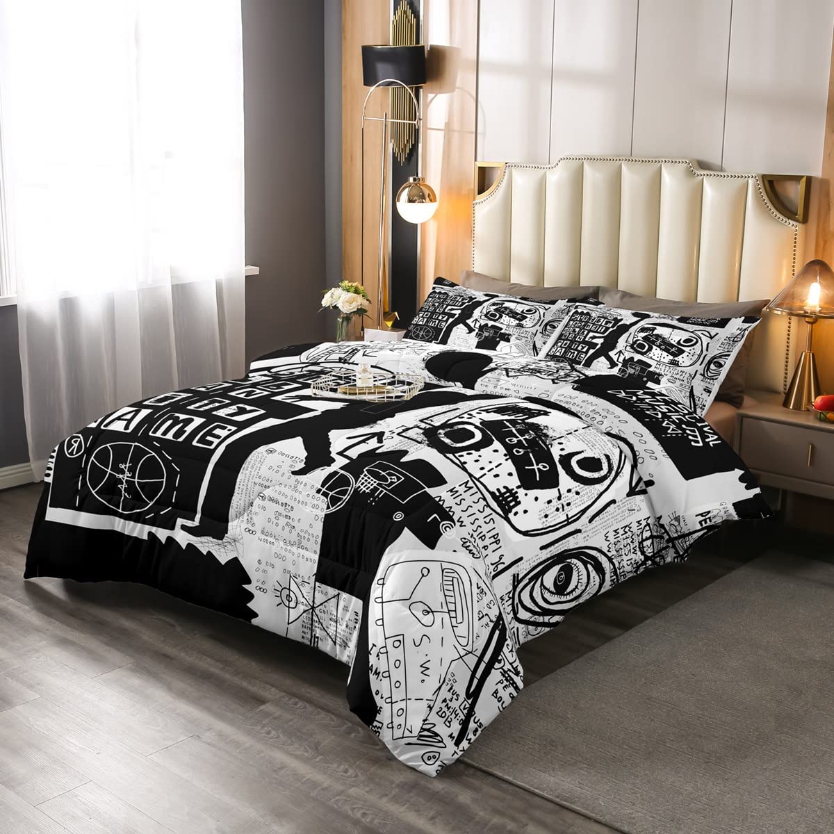 Animale Set Copripiumino Per Letto Singolo Doppio Re, 3D Stampato - Foto 2