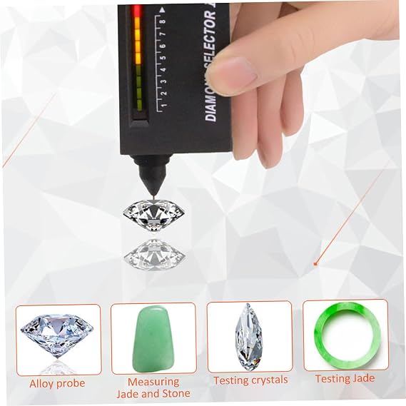 Diamond Tester Pen Professional Diamond Detector Non-Destructive Jewelry Testing Kit for Novice and Expert