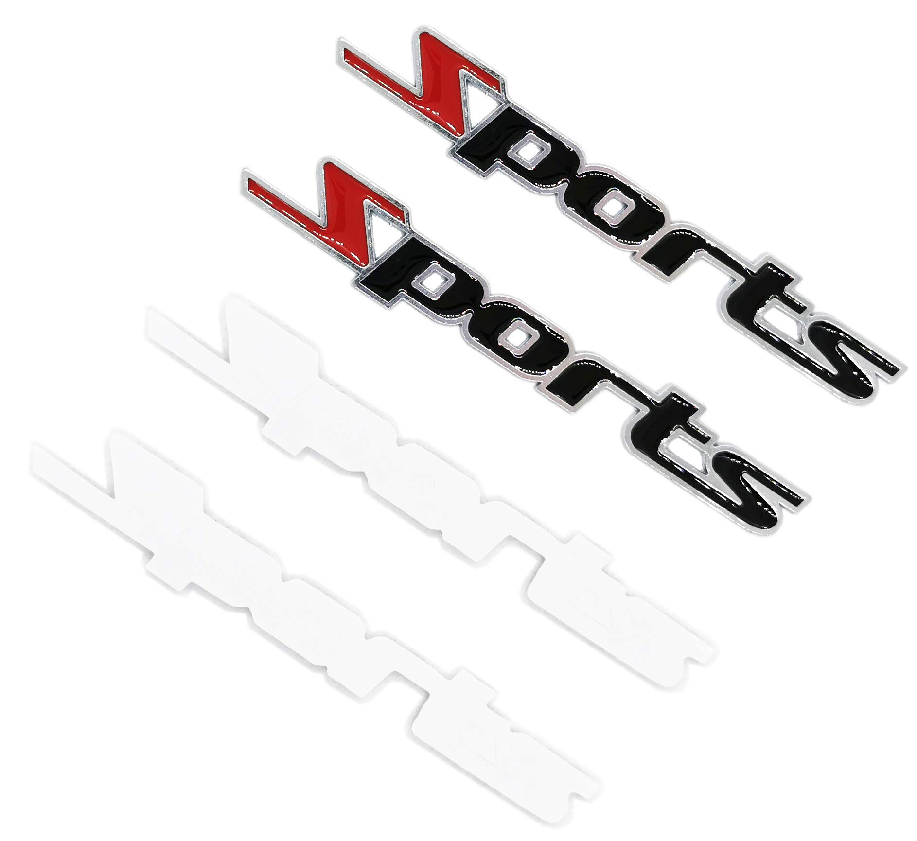 Buy SUKRAGRAHA Metal Sports Car Emblem Badge Sticker Adhesive Decal