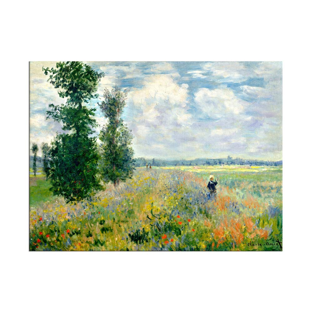 Amazon.co.jp: アートパネル 『ケシ畑』風景画 フランス印象派の