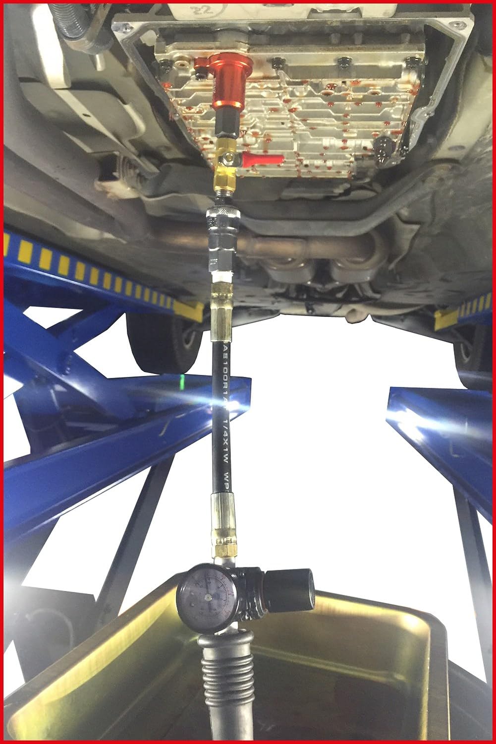KS Tools 150.9555 Getriebeöl-Ablasssystem-Satz, 5-TLG