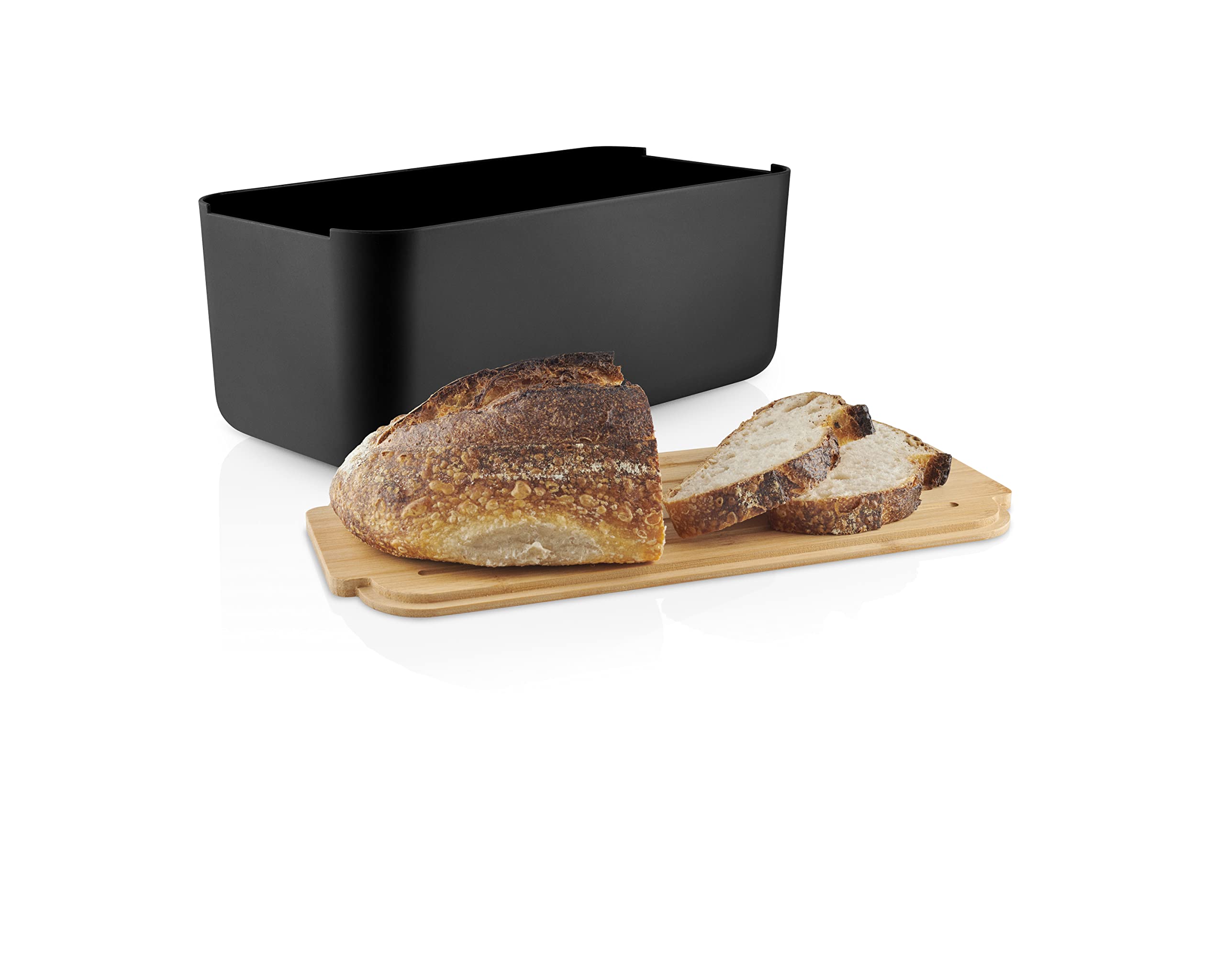 EVA SOLO | Brotkasten |Optimale Aufbewahrung, die das Brot frisch und lecker hält | black