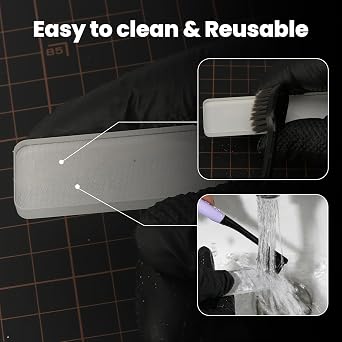 3pcs Hobby Glass File Polishing Tool for Gunpla Model, 3D Prints