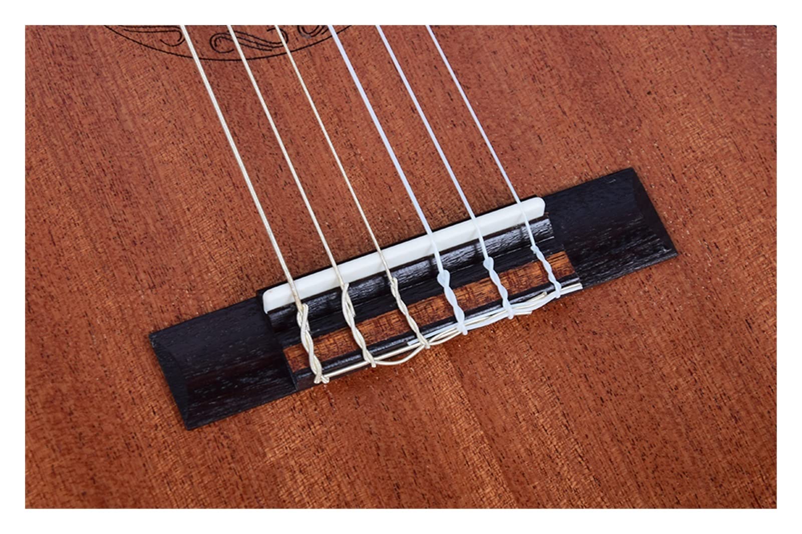 ZZZYW 30 Pollici Mini Guitarle Electric Guitars Acoustic 6 Strings Ukulele Travel Guitar (Color : Install Pick up, Dimensione : 30 in Baritone)