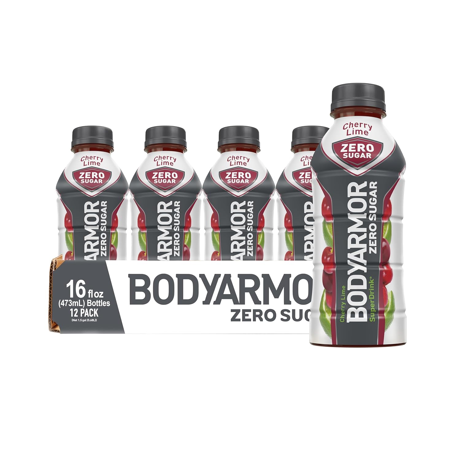 BODYARMOR ZERO Sugar Cherry Lime, Sugar Free Sports Drink