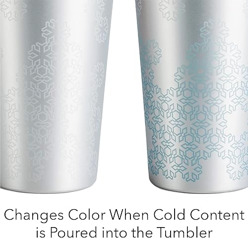 Miniatura 9 de Vasos de aluminio para bebidas, vaso dorado de metal que cambia de color, taza de aluminio de 20 onzas, juego de 6