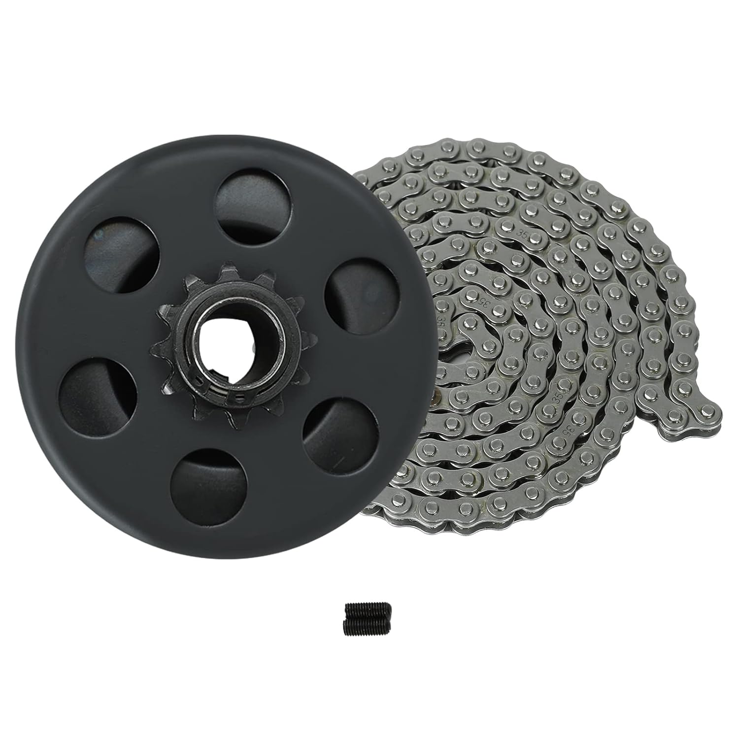 Centrifugal Clutch 3/4" Bore #35 Chain 12 Tooth 12T Compatible with Go Karts Mini Bike Replace Parts