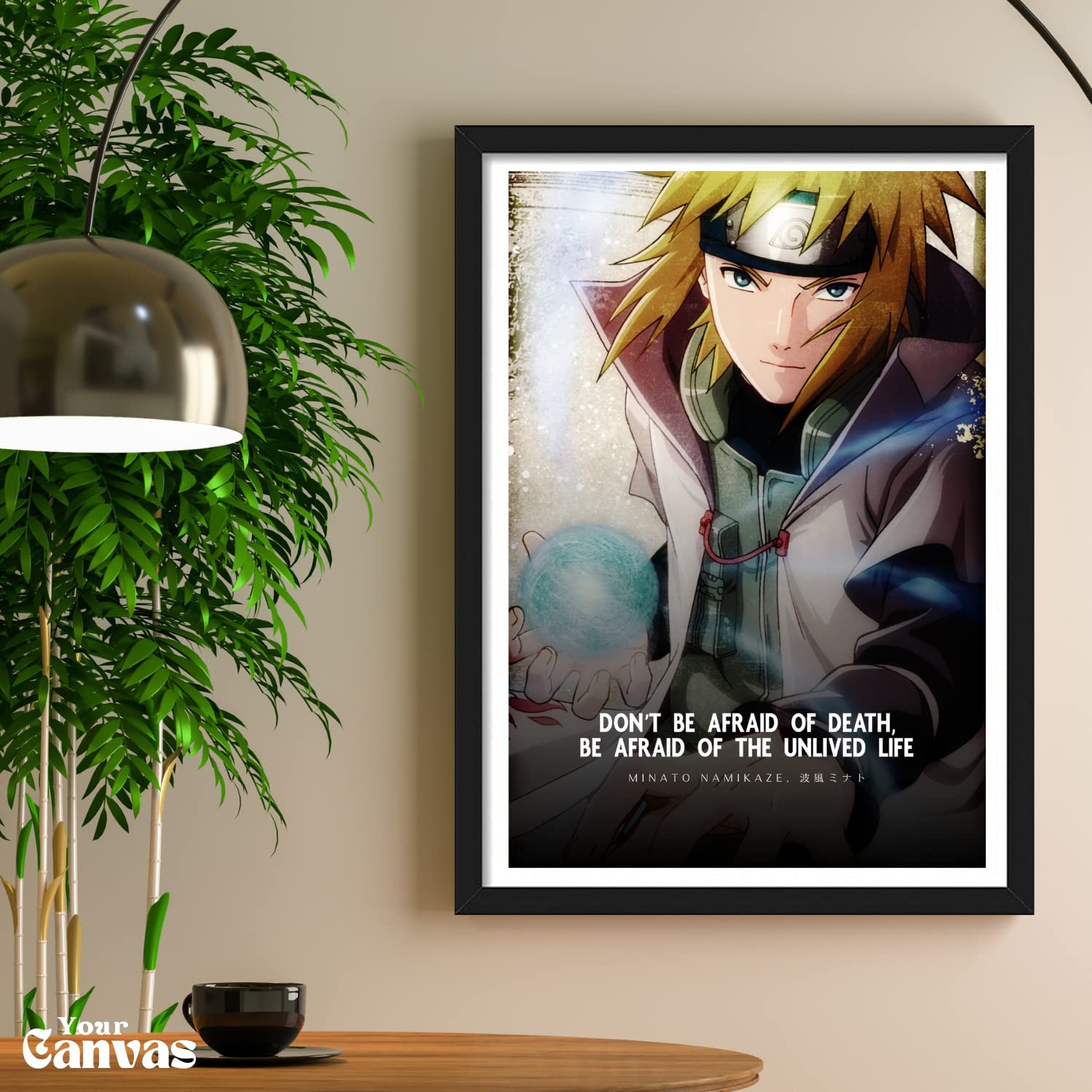 Naruto Shippuden Framed Poster - Minato Namikaze Art -2