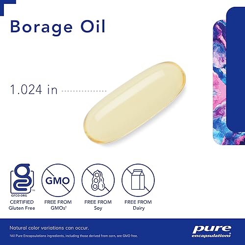 Miniatura 3 de Pure Encapsulations Borage Oil  Hypoallergenic Dietary Supplement  60 Softgel Capsules