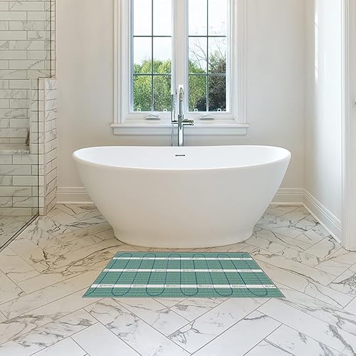 Miniatura 6 de WarmlyYours Alfombrilla eléctrica para calefacción de suelo de 30 pies cuadrados