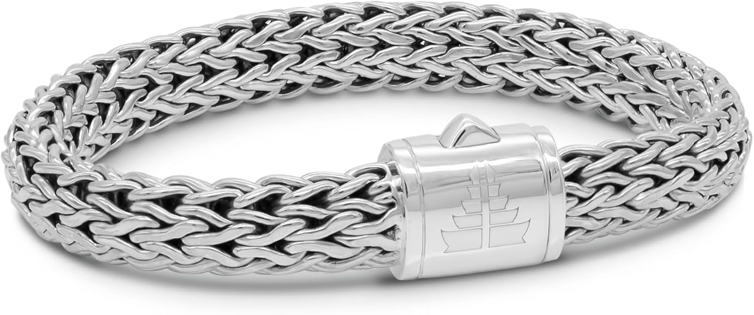 Dragon Bone 10mm Oval Chain / Push Button Lock