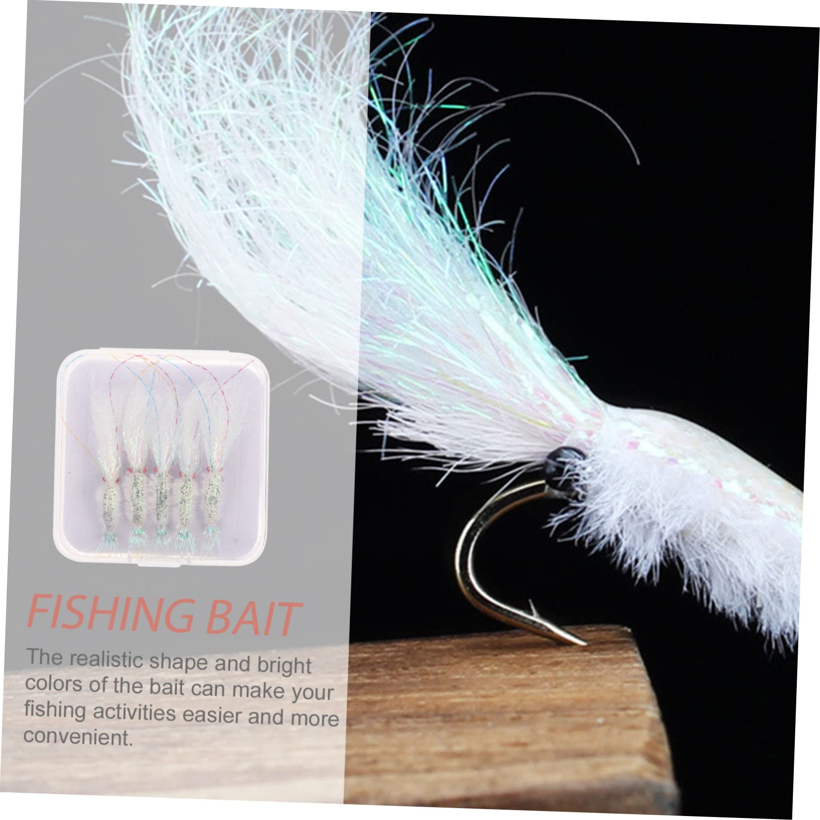 BESPORTBLE Lot De 5 Boîtes De Leurres De Pêche Leurres Spinnerbait Jigs Leurres Deau Douce Appâts De Natation Résistants À Lusure Équipement De Pêche Artificiel