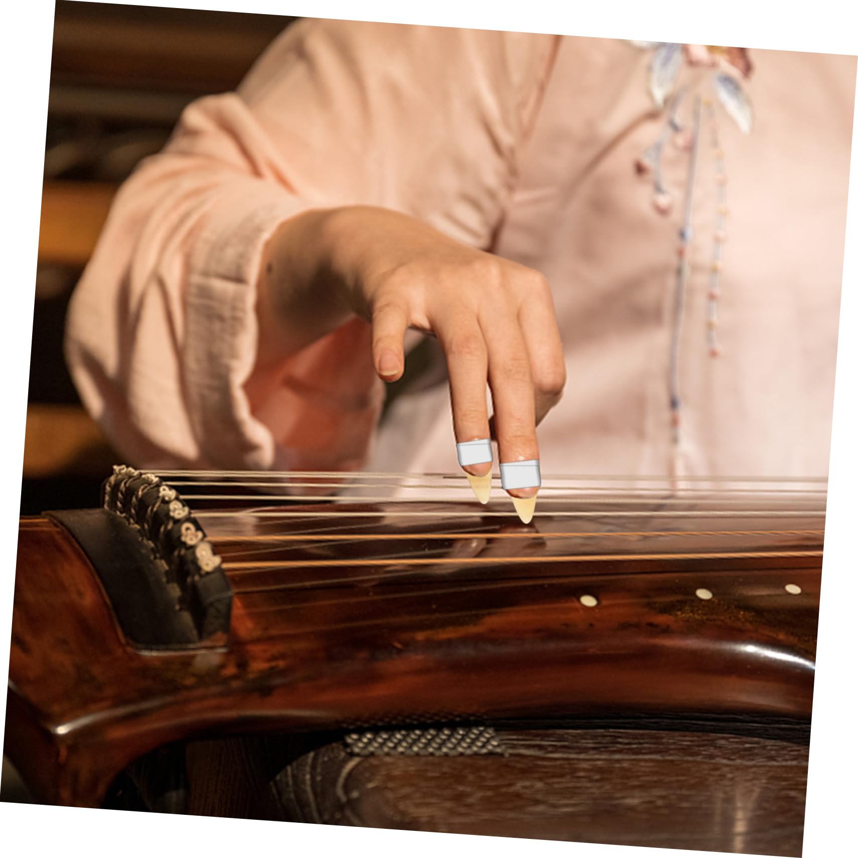 Amazon.co.jp: NUSITOU 1 セット 古箏爪 琵琶指 古筝爪 琵琶爪