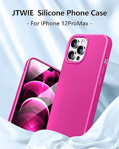 Miniatura 5 de Funda 5 en 1 para iPhone 12 Pro Max de 6.7 pulgadas, con 2 protectores de pantalla + 2 protectores de lente de cámara, funda delgada de silicona