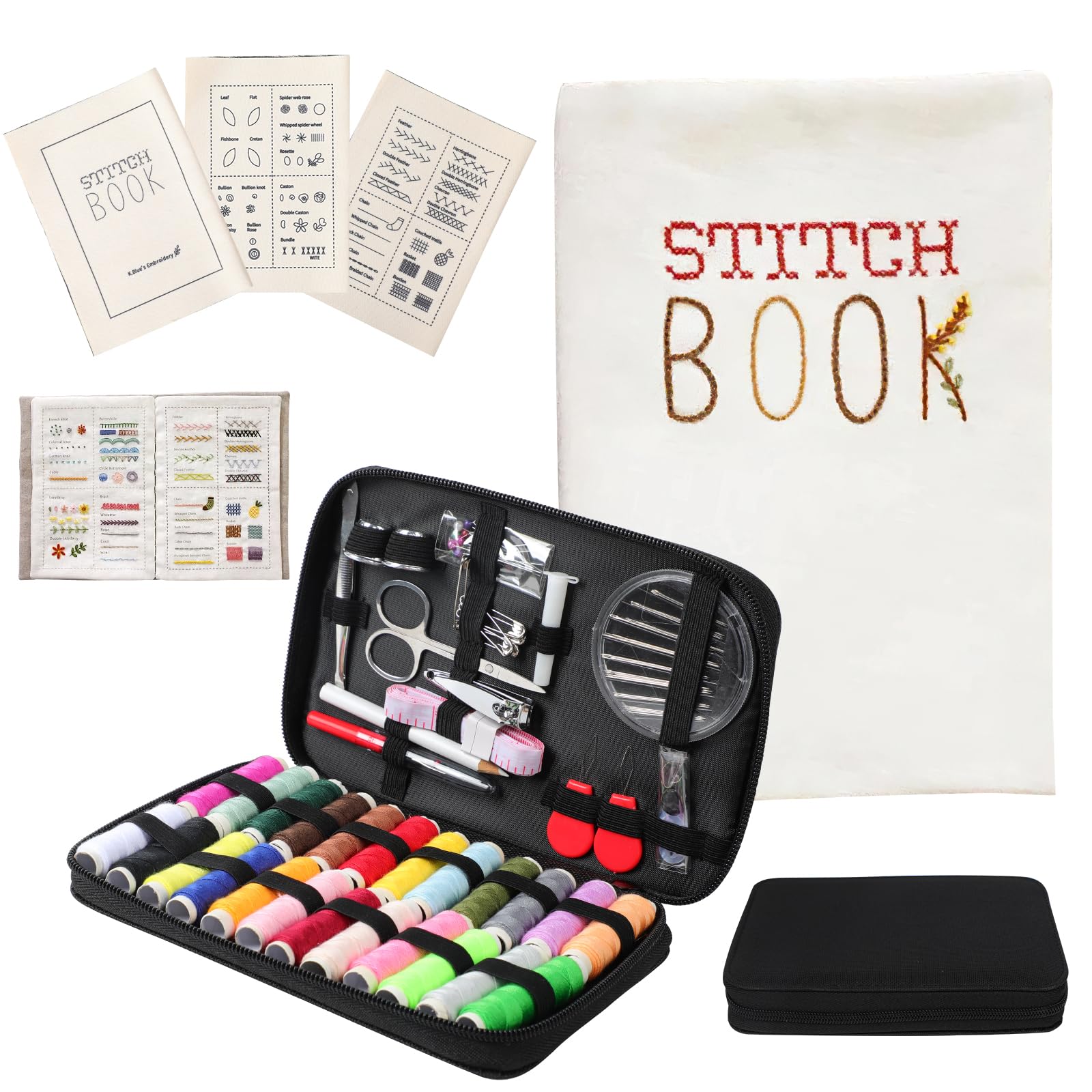 DIY Stitch Book for Beginners and Enthusiasts-A Comprehensive Guide to Sewing and Embroidery - Learn Embroidery Stitches Stitch by Stitch