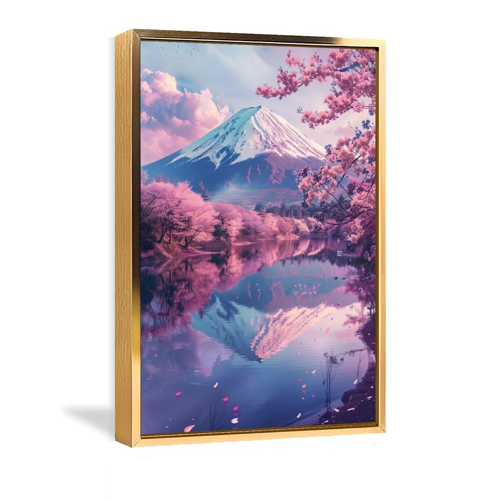 美術品山調絵額縁付き