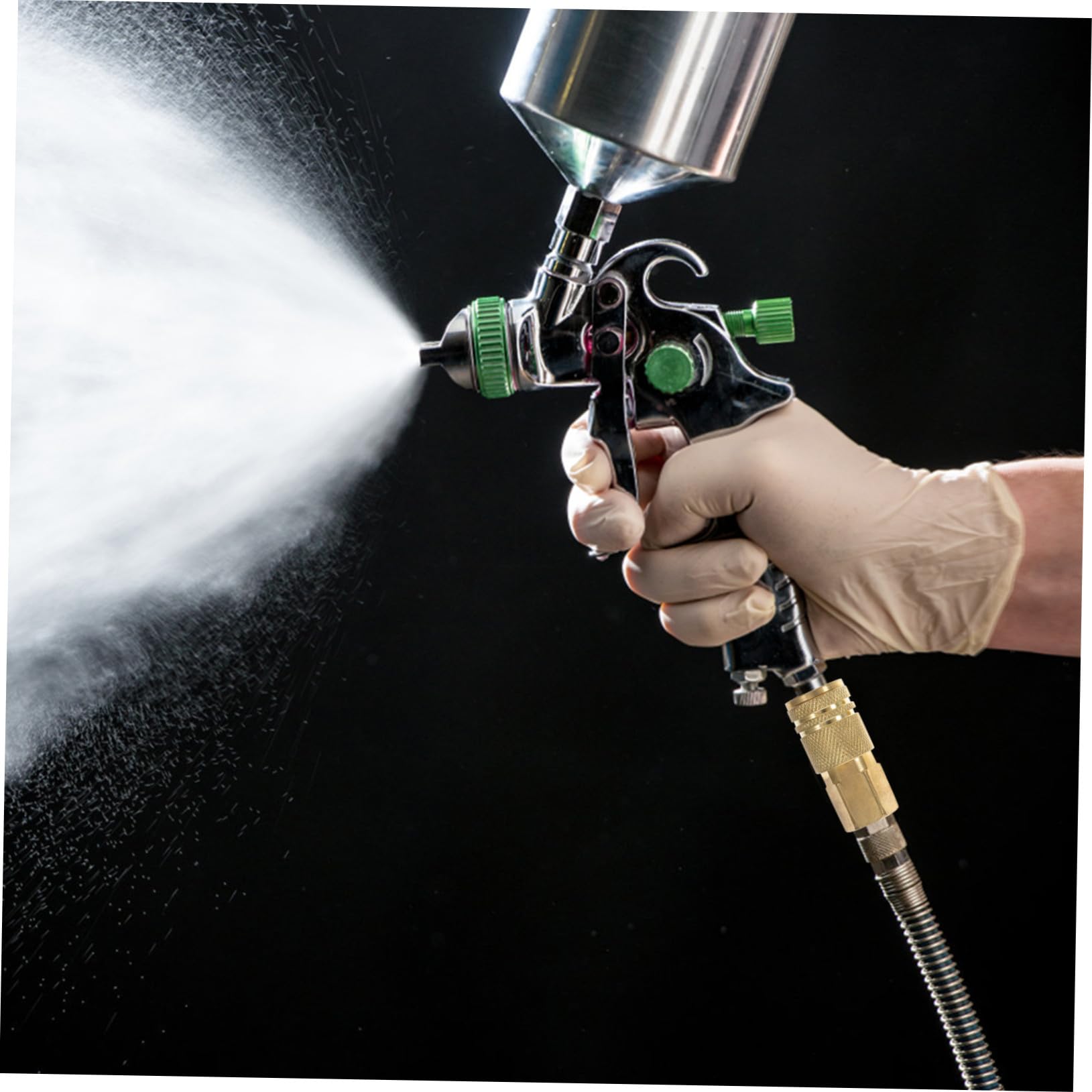 Gatuida 10 pezzi Raccordi Rapidi in Ferro Zincato per Tubo Aria Compressa Attacchi Resistenti Antiruggine Facili da Installare e Sganciare per Utensili Pneumatici