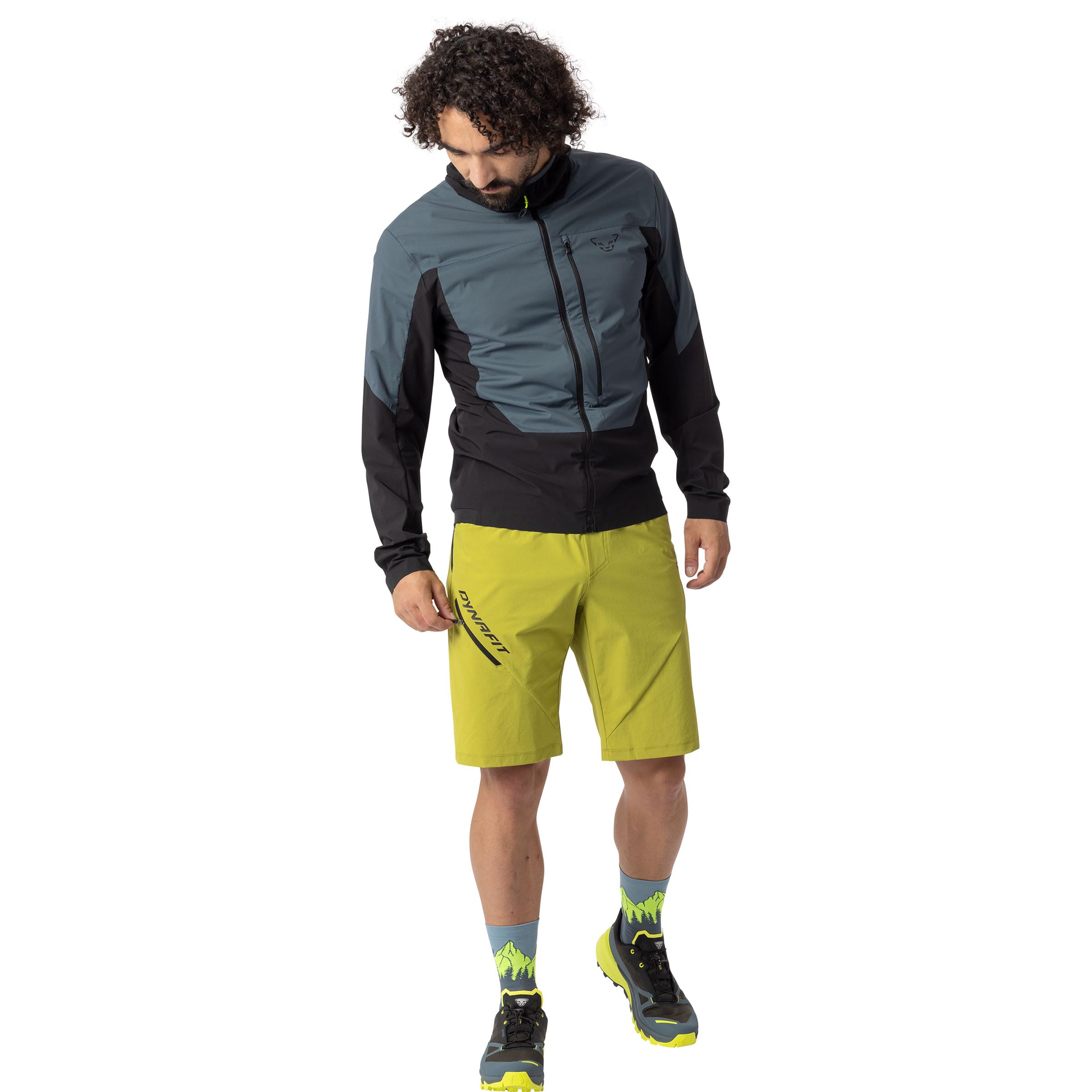 DYNAFIT Herren Traverse Hybrid Shorts, golden lime-0910, L