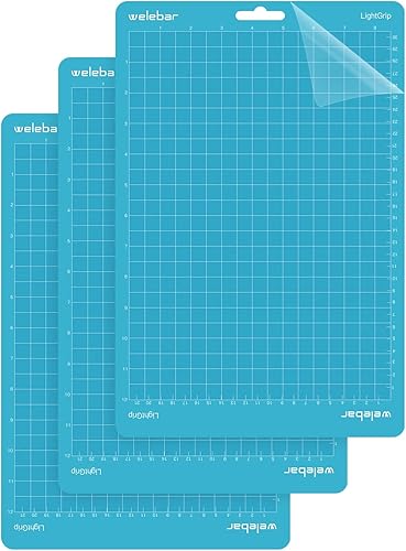 Miniatura 8 de Alfombrillas de corte de 8.5 x 12 pulgadas compatibles con Cricut Joy Xtra, paquete de 3 alfombrillas de corte antideslizantes adhesivas estándar
