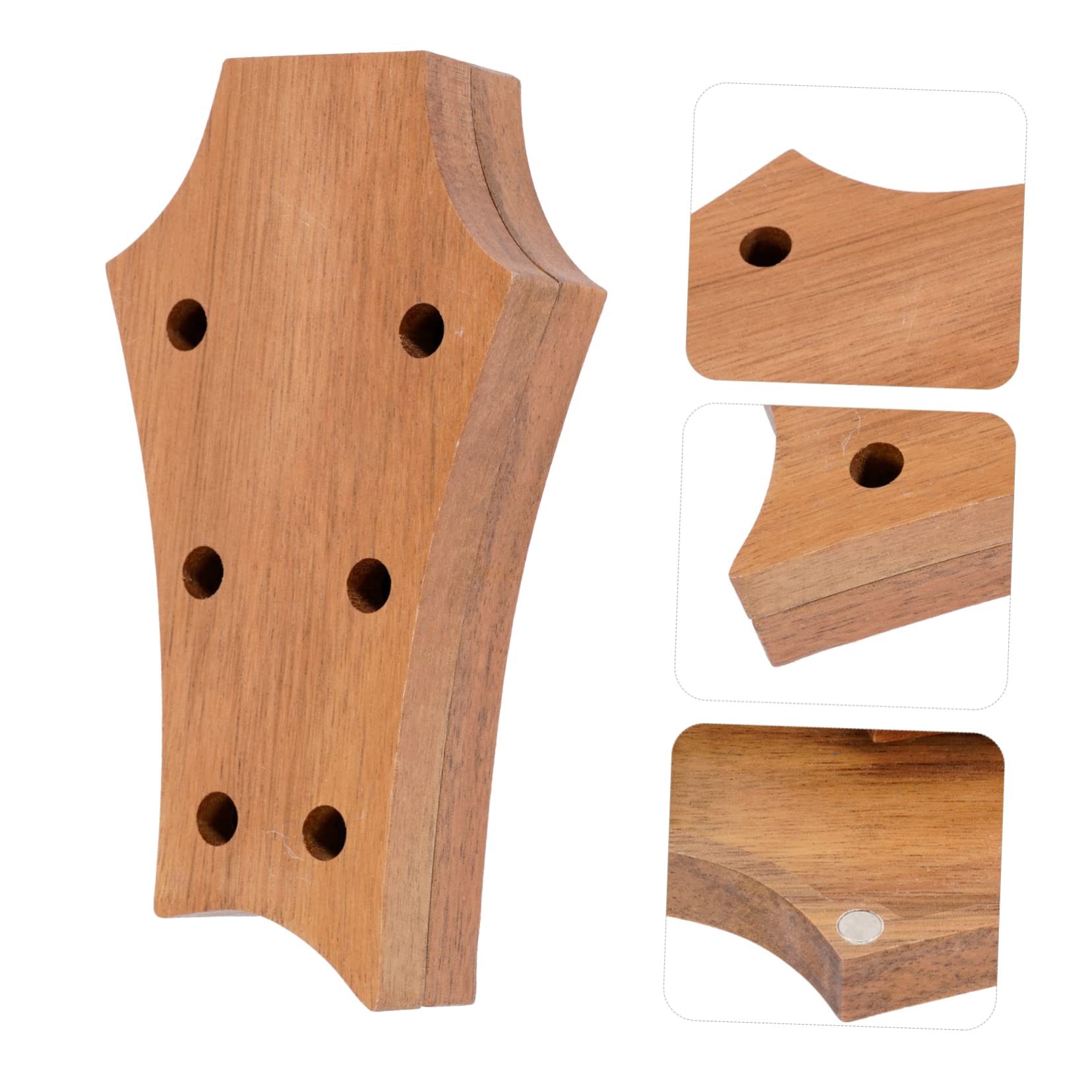 ibasenice 2stücke Guitar Plectrum Holder Aus Holz Kreative Aufbewahrung Für Gitarrenplektren Gitarrenform Für Musiker Und Zu Besonderen Anlässen