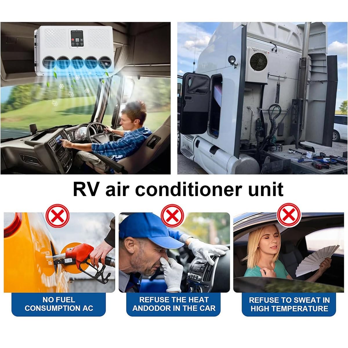 Condizionatore 12V Per Camper - Aria Condizionata Da Tetto Per RV E Camion - Foto 1