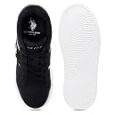 U.S. Polo Assn. Women Elowen Monogram Round Toe Sneakers with Gold Hardware gallery image