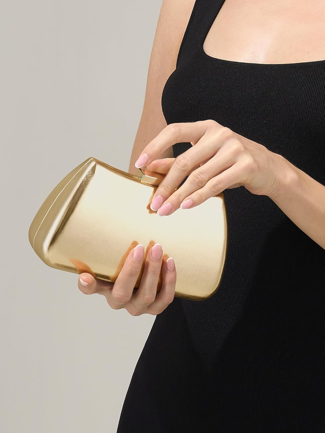 CHUNLI Dressy Clutch Purses for Women Formal PU Leather Bags Evening Clutch Handbag for Weddings, Proms, and Parties - Image 2