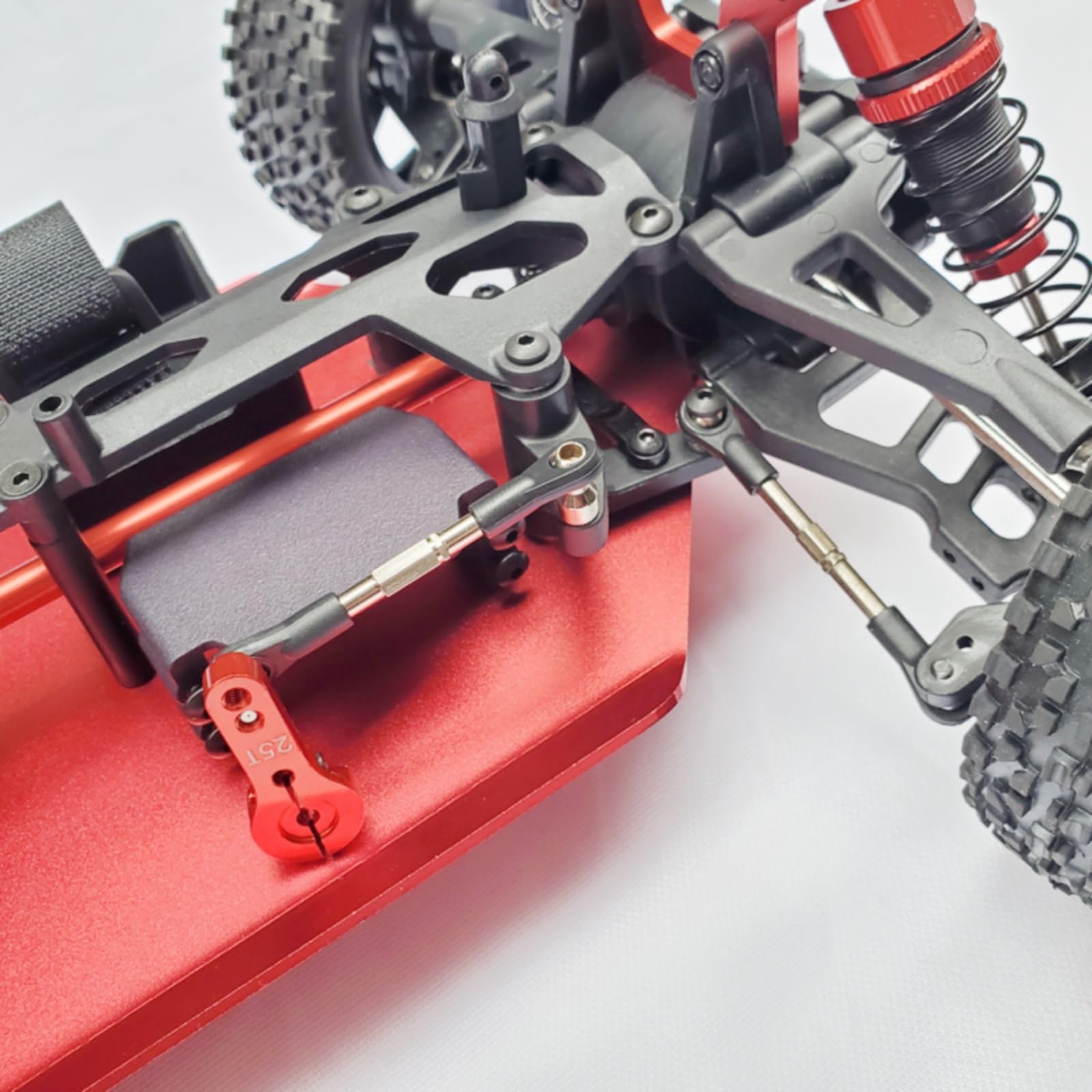 Baoblaze Children Vehicle Coche RC Chasis 4x4 Vehículo Todoterreno Automóvil con Estructura Resistente Diferenciales Amortiguadores