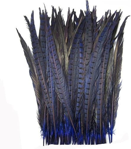 Miniatura 7 de kolight Juego de 100piezas Natural teñido de faisán plumas 1214inch decoración DIY