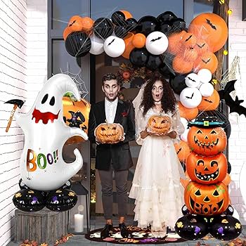 Amazon | ハロウィン バルーン かぼちゃ ゴースト 2個セット