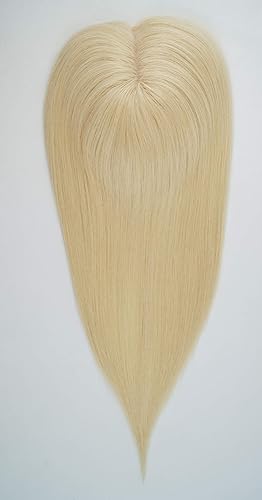 Miniatura 3 de Extensiones de cabello humano virgen de alta calidad de 1216 pulgadas con clip para mujer, base mono de 5 x 6 pulgadas, piezas de repuesto negro