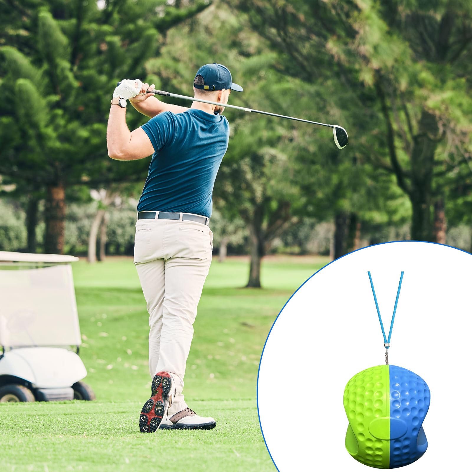 Allenatore di Swing da Golf, Attrezzi per Allenamento Golf, Pallina per Swing