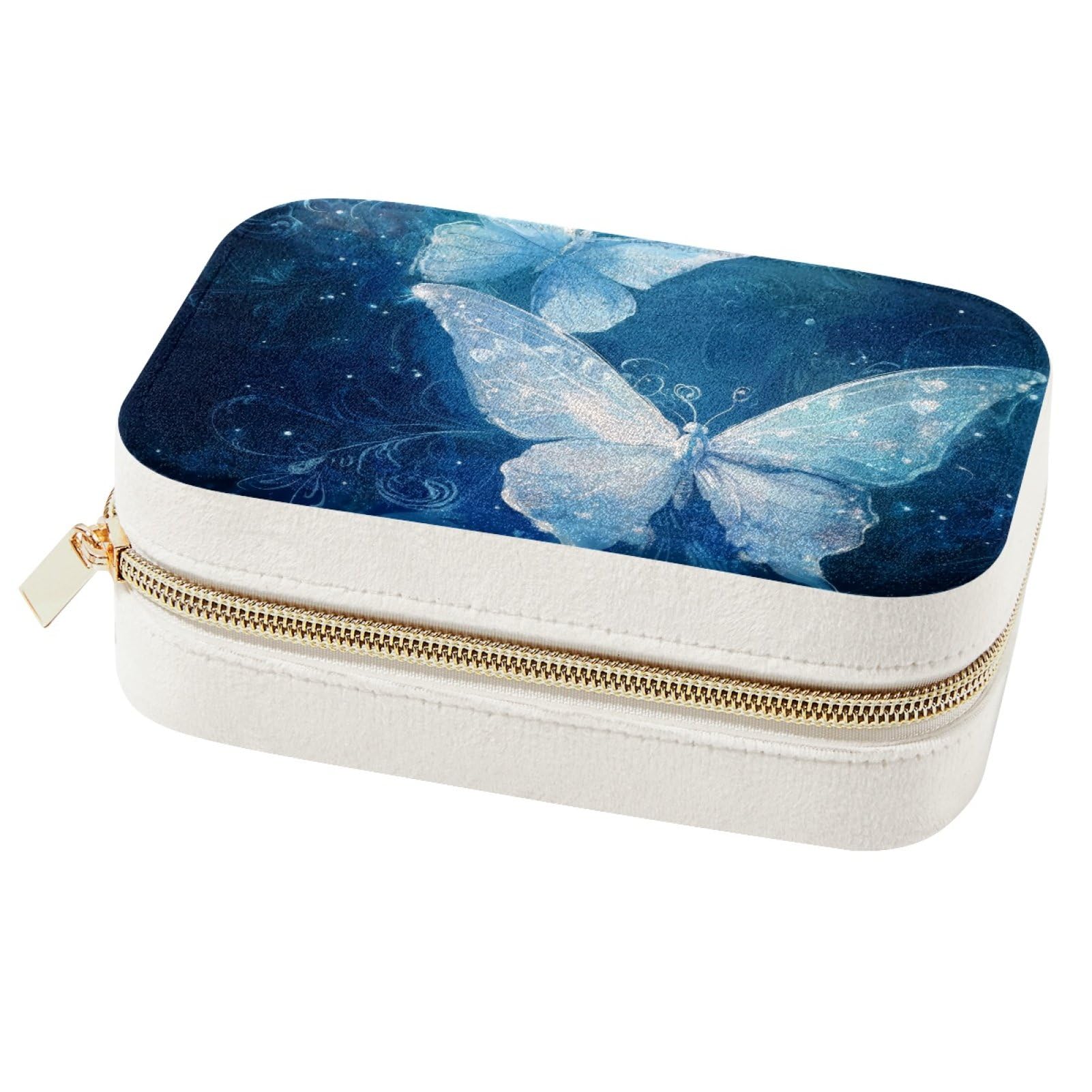 Boîte à bijoux anti-nœuds et lumineuse pour ranger bagues