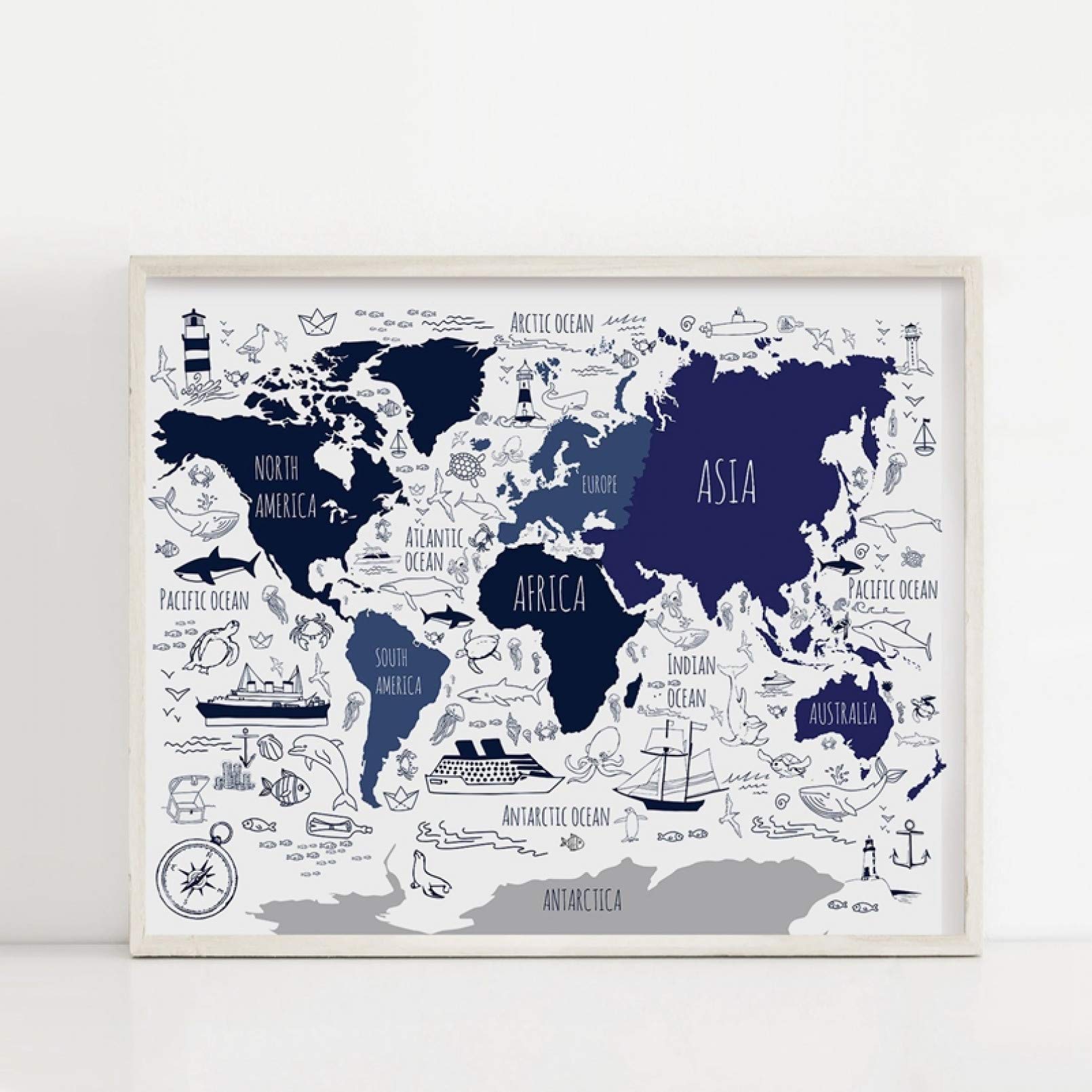 Countryballs Mappa Del Mondo Felpa con cappuccio
