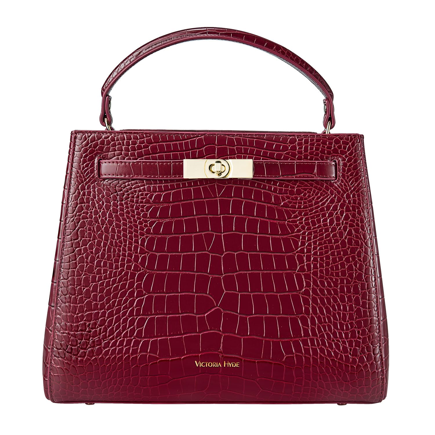 VICTORIA HYDE Handbags for Women, Women's Satchel Handbags (Red)