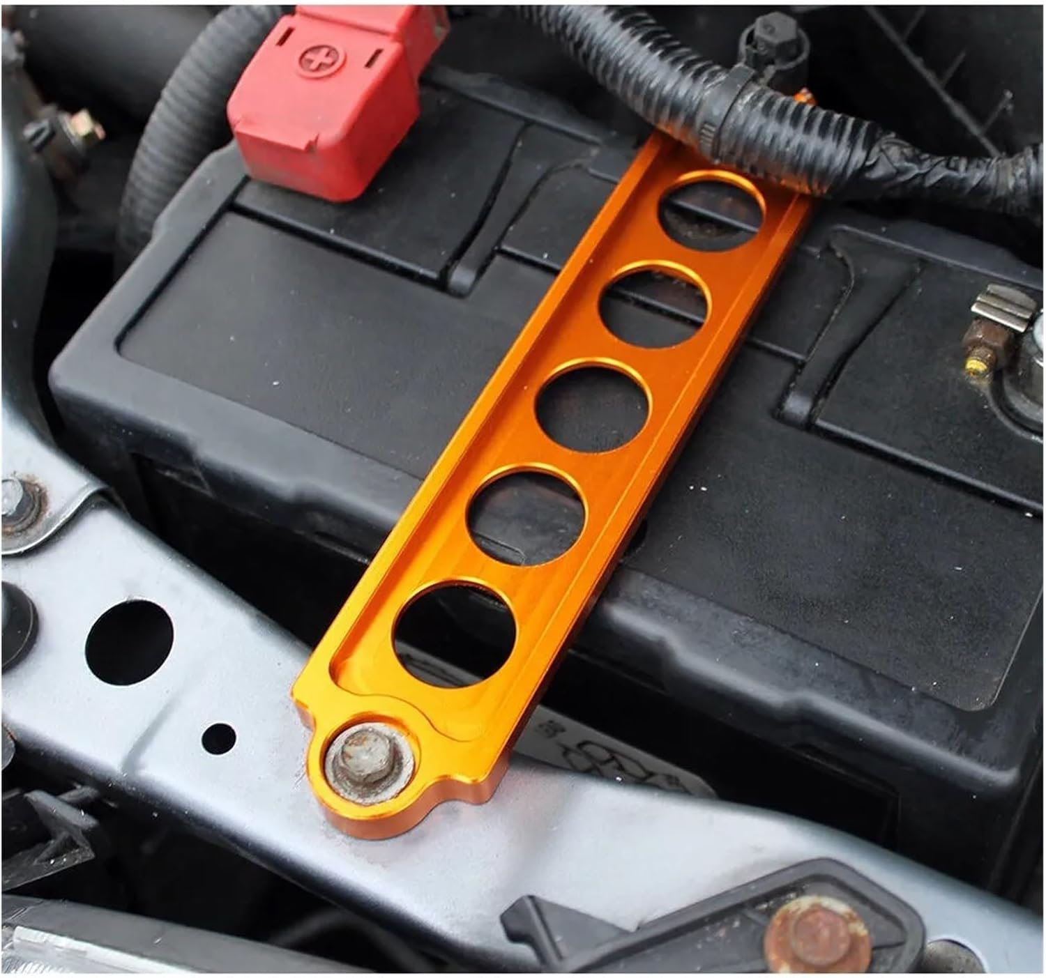 Fixed Bracket Car Racing Tie Down Mount Bracket Lock Anodized Fit for Honda Fit for Civic Si 2002-2005 Universal(Purple)