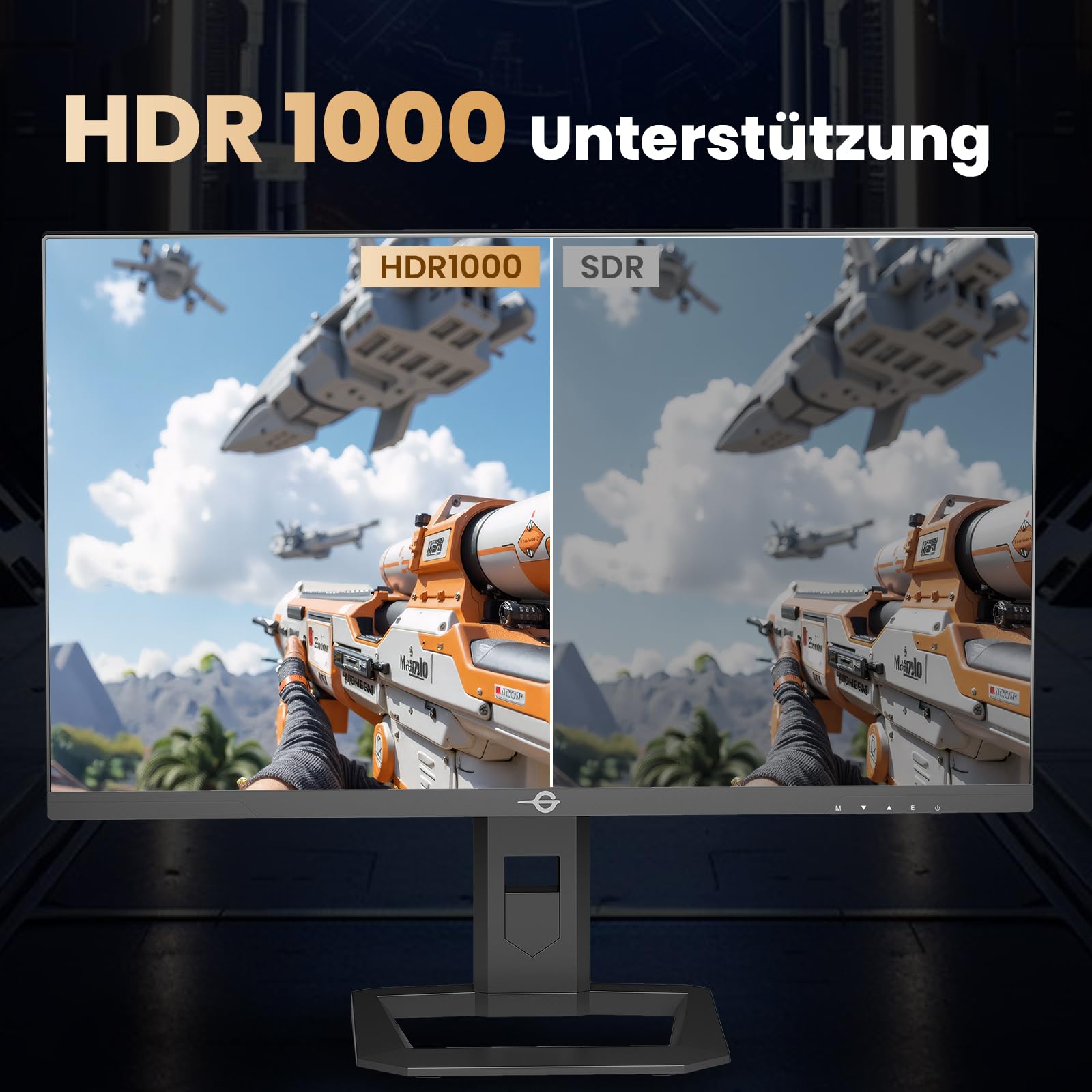 TITAN ARMY Mini LED Gaming Monitor 27 Inch, 4K@160Hz,FHD@320Hz