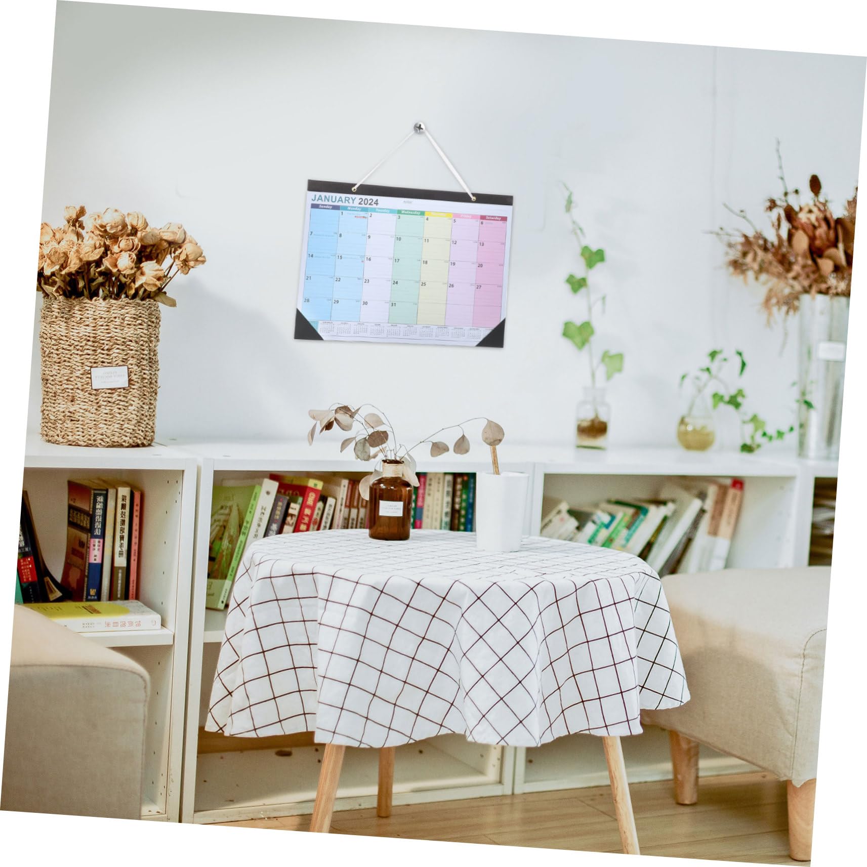Lurrose 4stücke Creative Agenda Wandkalender Für Schule Und Zuhause Praktischer Planer Mit Notizflächen Für Tägliche Aufgaben Und Termine Für Büro Und Familie