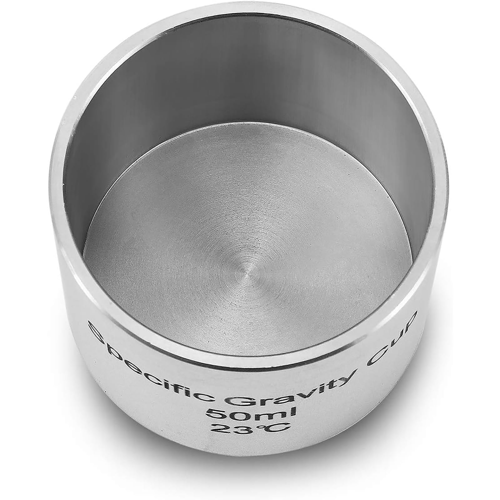 Spezifischer Gewichtsbecher, 50 Ml Hochpräziser Dichtebecher Aus Edelstahl, Fehler <1 Mg (0,001%), Zur Bestimmung Des Spezifischen Gewichts Von Farbe Und Ähnlichen Materialien