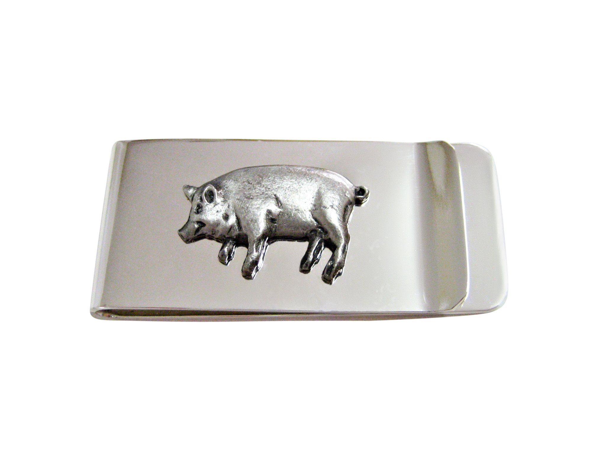 kiola designs Pewter Pig Money Clip, NA-picture-54
