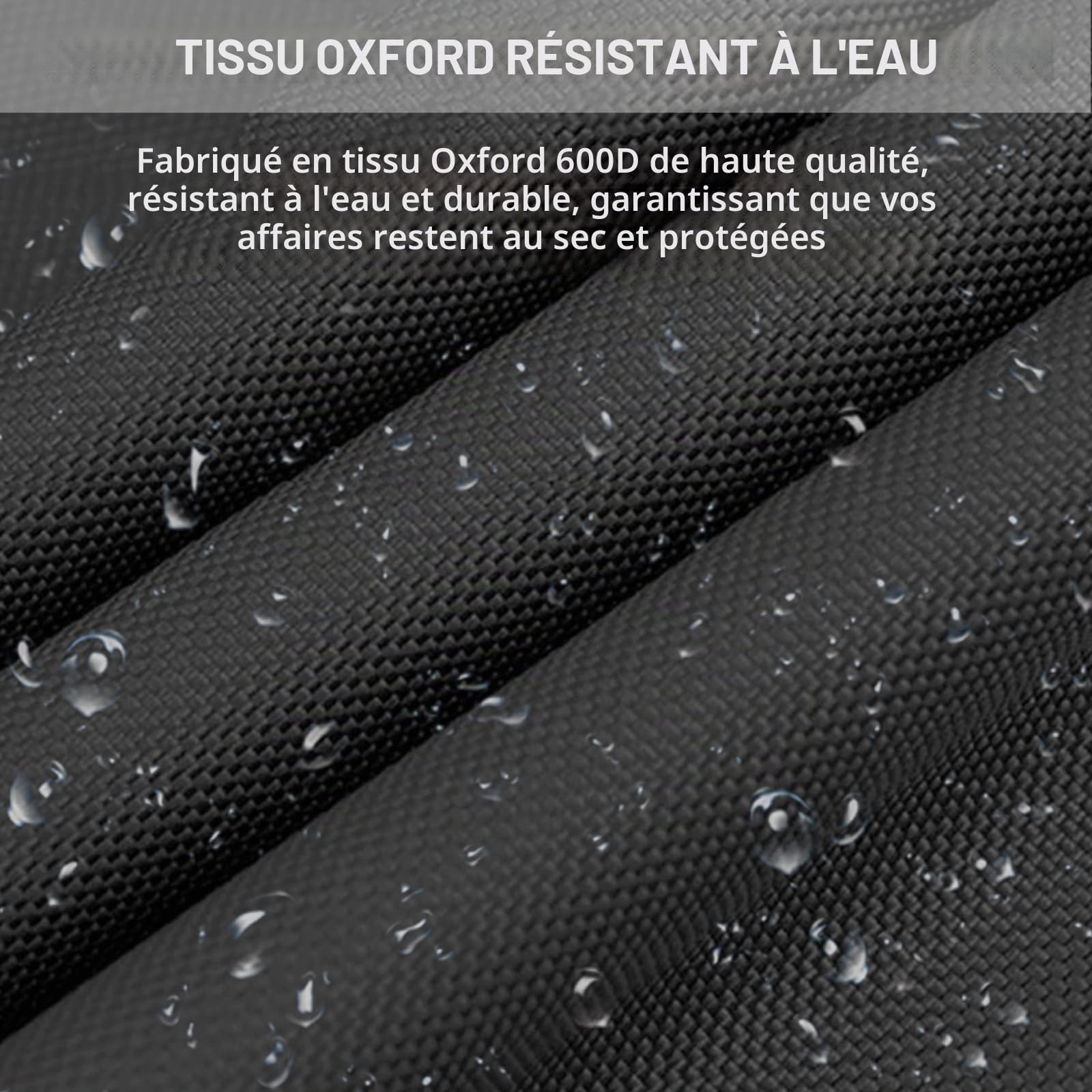Toit De Charrette à Bras, Protection Contre La Pluie pour Charrette à Bras, pour Charrette à Bras Pliable à Quatre Côtés, Auvent Amovible, Anti-Poussière, Accessoires De Camping pour Charrette à Bras