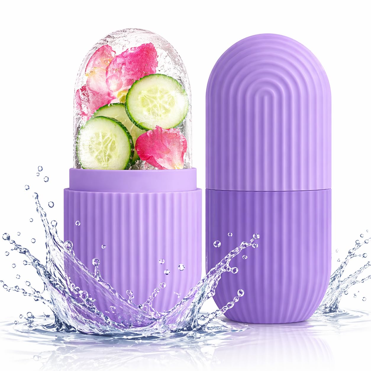Silicone Ice Roller for Face & Skin Care | Reusable Facial Ice Cube Mold | Reduces Puffiness & Soothes Skin | Beauty Tool for Women & Men (2)-image-48