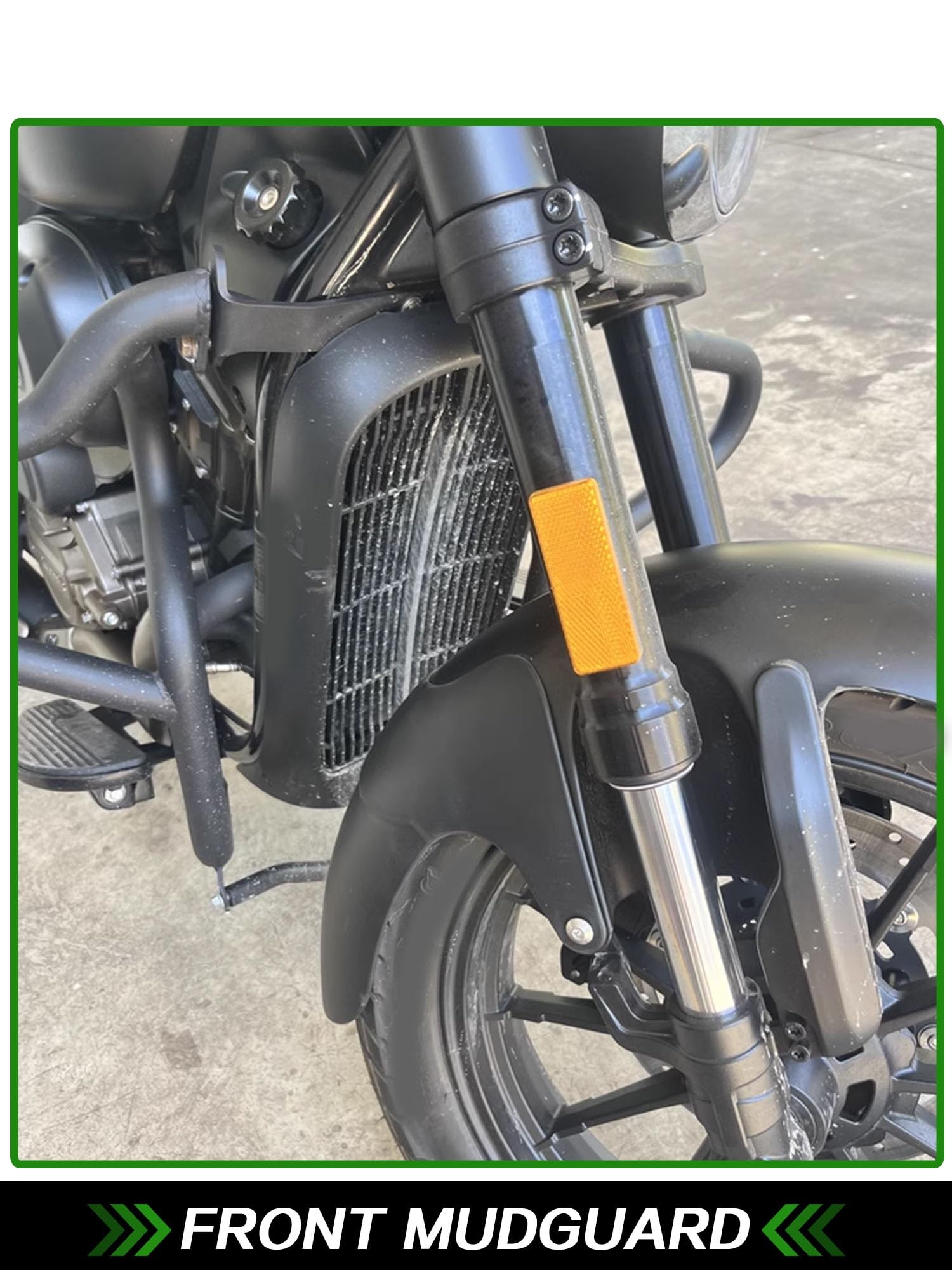 Parafango Anteriore Per QJMOTO SRV250 SRV 250 Moto Refit Allunga Fender Liquami Scudo
