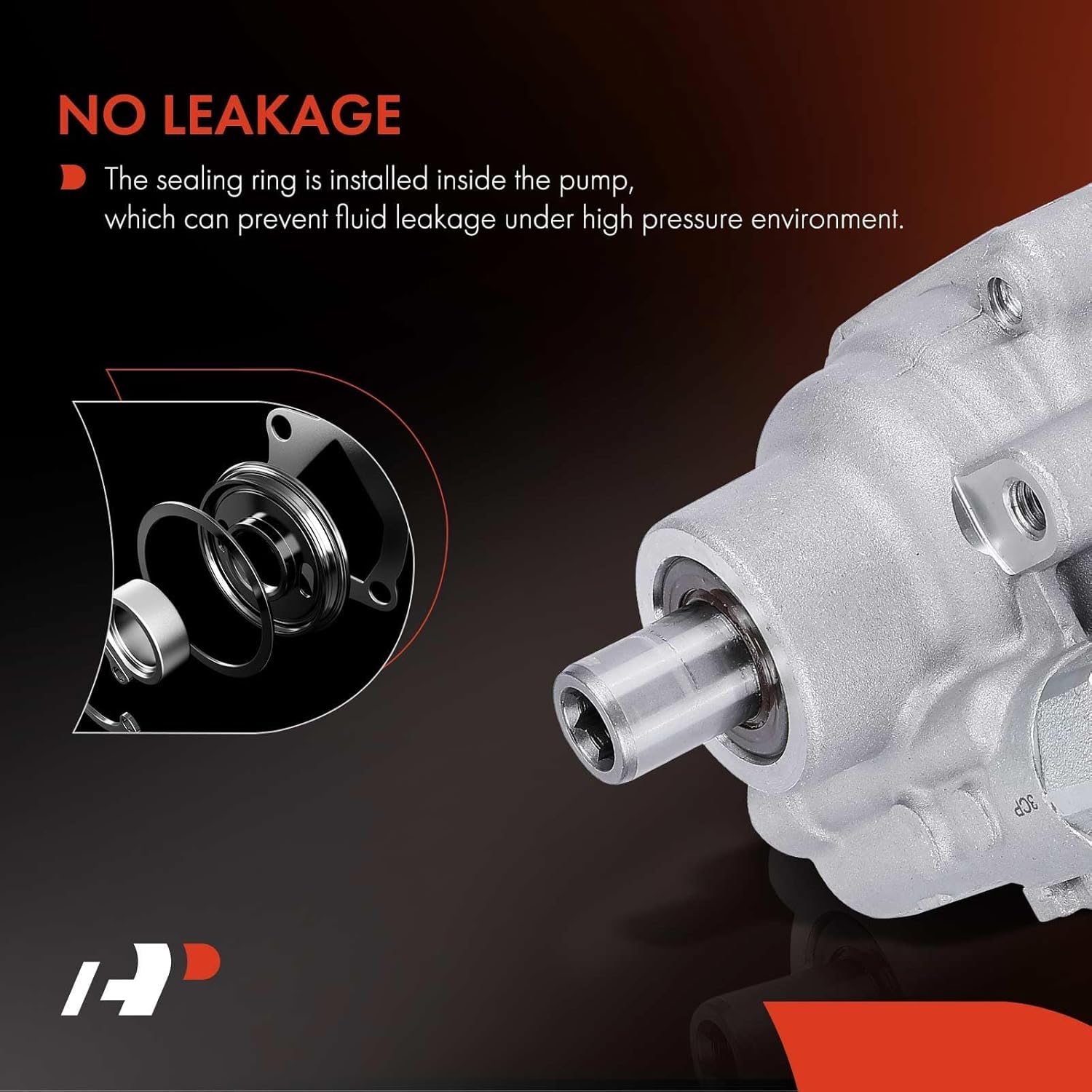 A-Premium Power Steering Pump Compatible with Cadillac SRX 2004 2005 2006 2007 2008 2009, V6 3.6L