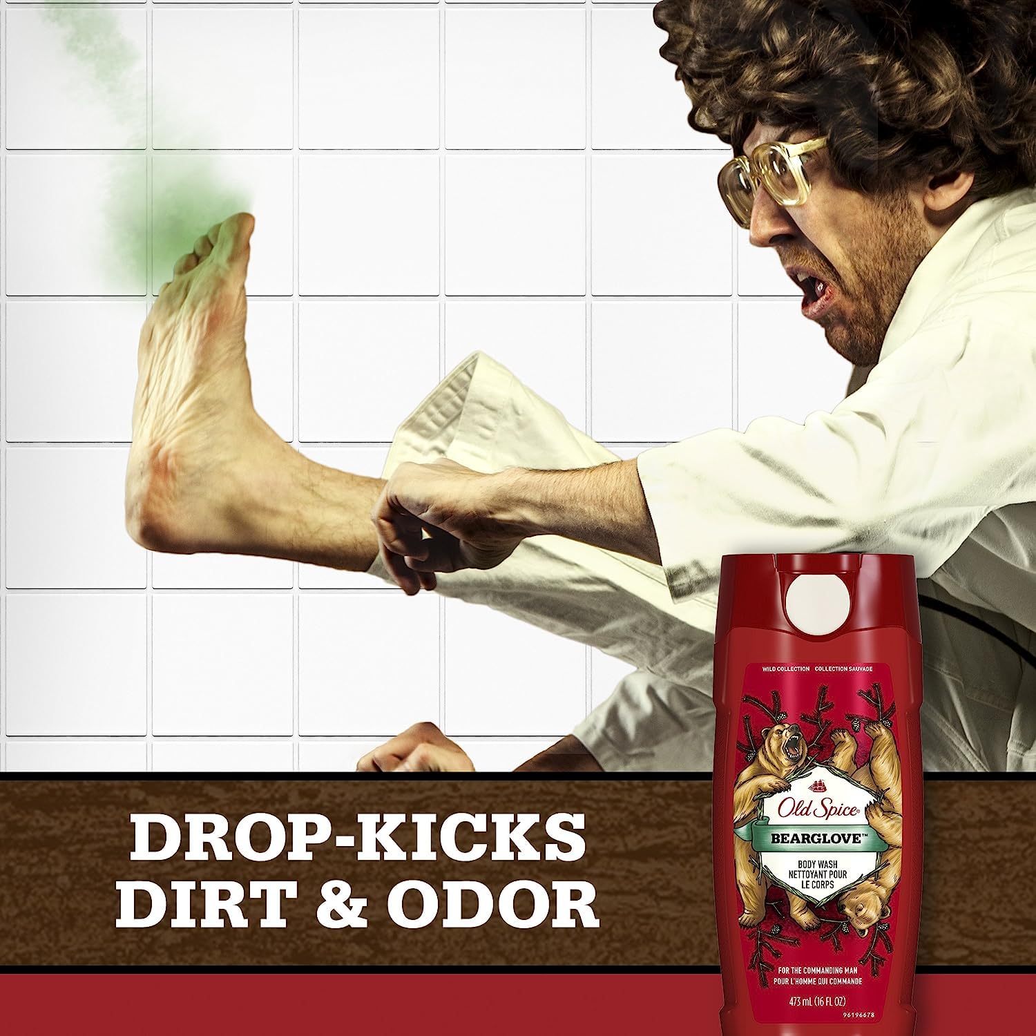 Old Spice Refreshing Body Wash for Men, 3X Defense, 24/7 Shower Fresh with Long Lasting Scent, Red Collection, Swagger with Cedarwood Scent, 24 oz (Pack of 2)(Bearglove,16 Fl Oz (Pack of 1))