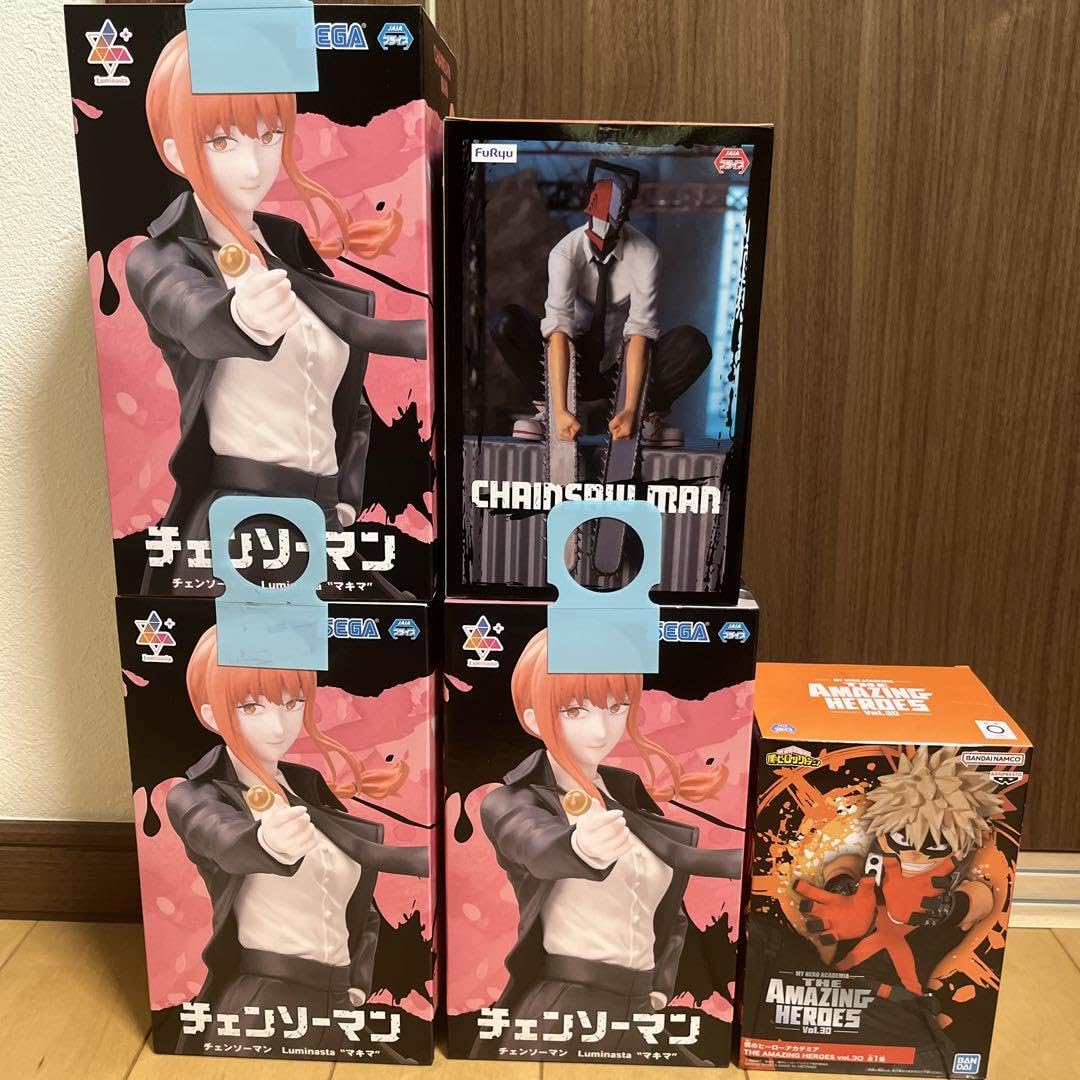 Amazon | ルミナスタマキマ×3、チェンソーマン、爆轟、フィギュア