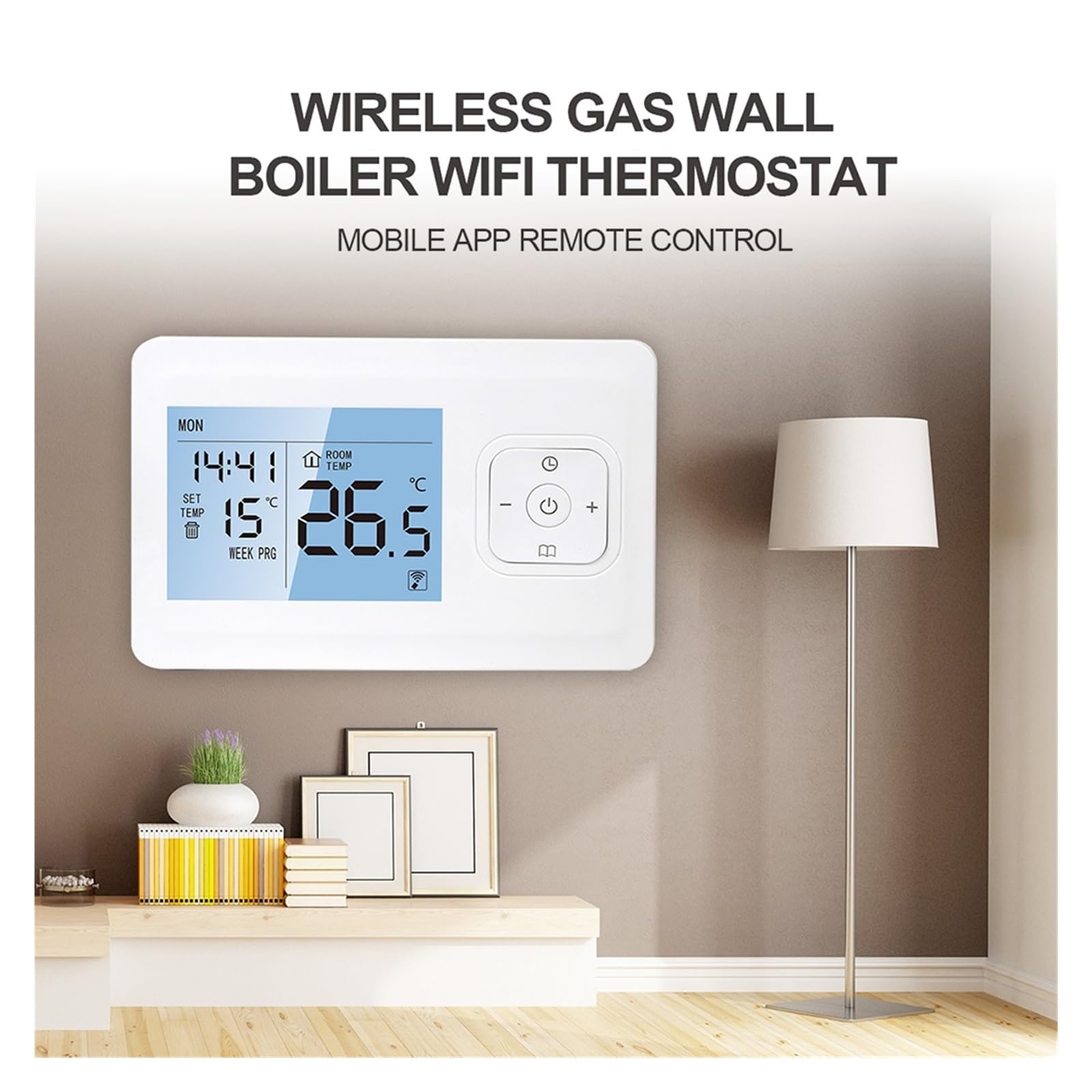 Smart Thermostat, Inteligentny termostat Tuya, bezprzewodowy programowalny regulator temperatury do podgrzewania wody w kotle gazowym,for Home
