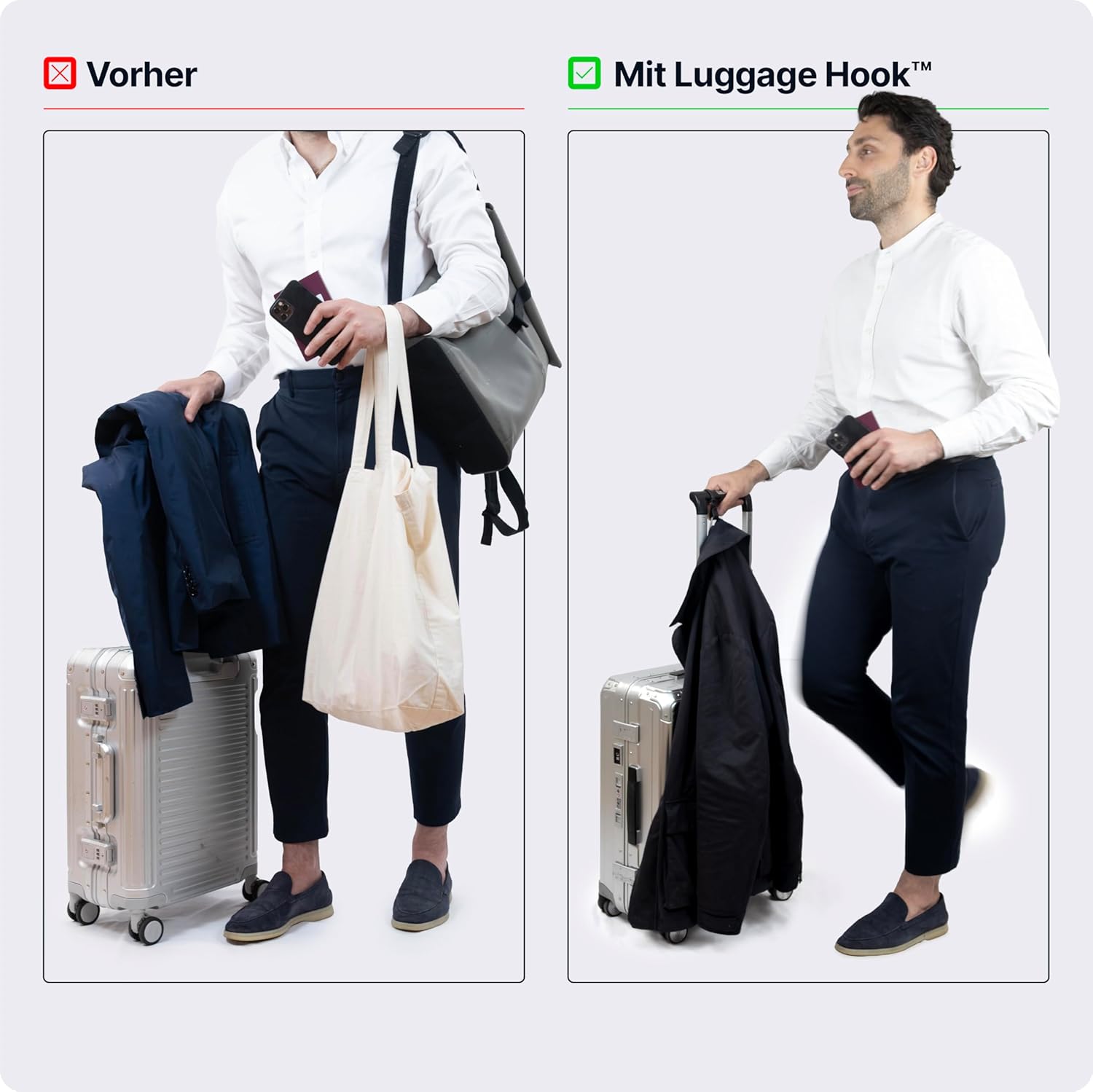 Maximaler Komfort: Der Luggage Hook für stressfreies Reisen